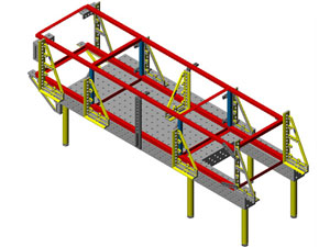 三維柔性組合工裝夾具模塊介紹
